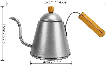Gavigain Tea Kettle Stovetop, 1000ml Classic Gooseneck Kettle Stainless Steel Gooseneck Tea Kettle for Drip Coffee, French Press and Tea - Image 6