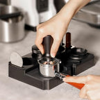 Coffee Tamper Mat 51mm 53mm 58mm Sizes with Removable Portafilter Pad Multifunctional Tamping Station ABS Material with 6 Silicone Non Slip Pads for Home - Image 3