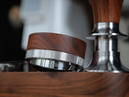 58mm Espresso Kit for Dual Boiler, Oracle, Jet – Rosewood Bottomless Portafilter, Spring-Loaded Tamper, Adjustable Coffee Leveler, Wooden Tamping Station Organizer & Knock Box - Image 6