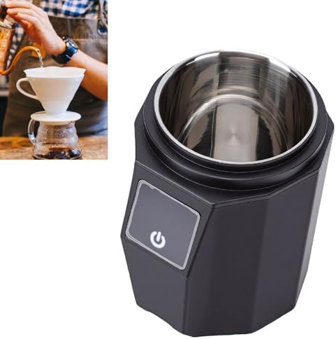 Coffee Dosing Cup, Rechargeable Digital Coffee Bean Scale with LED Display Stainless Steel Espresso Grinder Powder Cup Compatible with 58mm Portafilter for Pour Over - Image 5