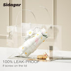 SDGA+ 24 oz Stainless Steel Tumbler with Lid and Straw, Insulated Water Bottle Leak Proof for Hot and Cold, Portable Travel Coffee Mug, Reusable Coffee Cup for Women, Blooming Daisy - Image 3