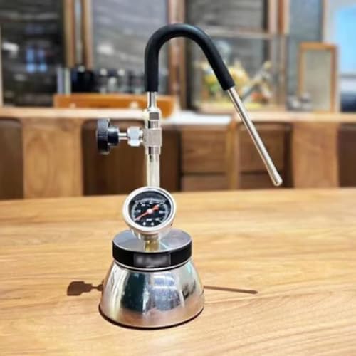 Outdoor Milk Frother with Air Pressure Gauge,3-Hole Steam Nozzle - Image 4