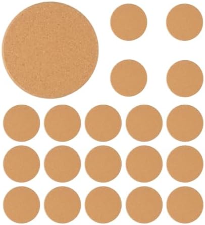 Natural Cork Coasters Round 10Cm Non-Slip Wood Drink Mats For Coffee Wine - Image 3