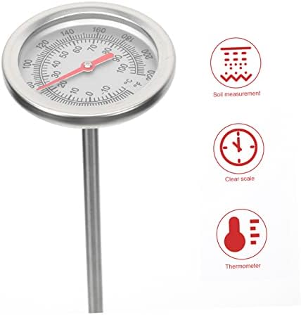 BESPORTBLE 3pcs Precision Thermometer Extra- Probe Stainless Steel Temperature Gauge for Gardening Composting Measures Tool for Plant Growth Monitoring - Image 4