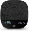 Smart Coffee Scale with Timer, 5 Smart Modes, Rechargeable Precision Espresso Scale for Home Barista Brewing, Digital Display, Compact by Tomiba