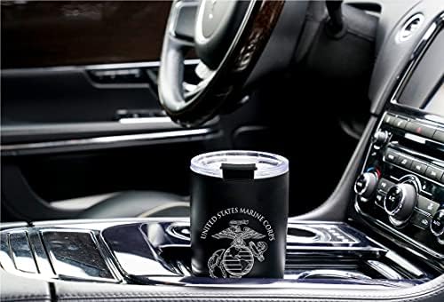 Military Gift Shop Marine Corps 20oz Insulated Tumbler-Double-Walled Stainless Steel Travel Cup-Durable & Leakproof-Disabled Vet Owned Business USMC 20oz Tumbler - Image 5