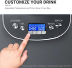 Joydeem Hot Tea Maker, Glass Electric Kettle with Auto Lift Tea Infuser and Temperature Control, 1.7L, JD-ZC6088G - Image 4