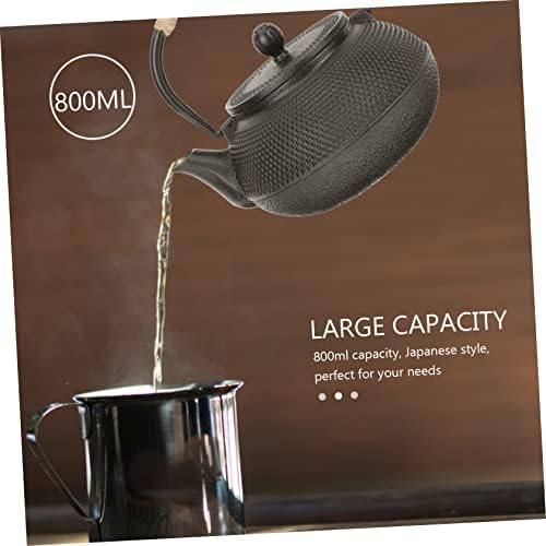 Tetsubin Tea Pot 800ml Iron Teapot with Handle Xmas - Image 4