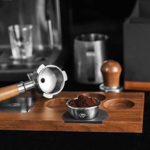 54mm Espresso Portafilter and Basket Set | Bottomless Coffee Portafilter | Fit Breville & Sage Barista Espresso Basket | 16-22g Espresso Coffee Filter | Coffee Accessories - Image 5