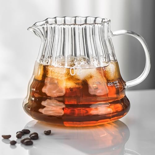 Coffee Equipment Pour Over Coffee Maker Set Dripper Carafe Kettle Papers With Glass And Stainless Steel For Controlled, White, 4-Piece Coffee Gift Box Bamboo Wood Filter Cup - Image 6