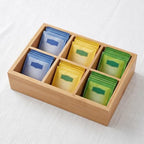 Bamboo Tea Bag Organizer with 6 Compartments for Drawer Pantry - Image 7