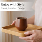 MIAMIO - Espresso Cups Set of 4 / Mug, Ceramic (3oz) - Luxe (Beige Pastel) - Image 2