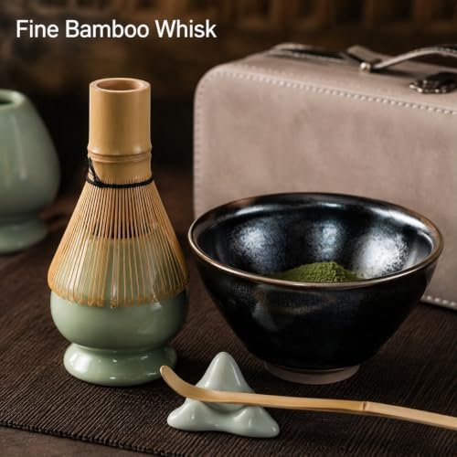 Song Dynasty Tea Set with Tea Whisk, Matcha Powder and Jian Zhan Bowl - Image 2