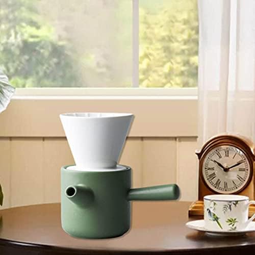 Pour Over Coffee Machine Coffee Dripper Brewer Portable Drip Filter Coffee Maker Set for Home Cafe (Green) - Image 4