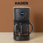 HADEN 12 Cup Drip Coffee Maker, Programmable Coffee Machine, Black/Pewter - Image 6