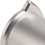 Practical Coffee Powder Cup, 54mm Aluminum Alloy Dosing Cup, Anti Flying Coffee Bean Dosing Cup for Milk Tea Shop Home (Silver) - Image 5