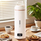 Travel Kettle, Portable Electric Kettle for 4 Temperature Controls, Cream by JEKABA