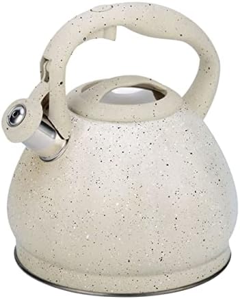 Stovetop Kettle 3L Large Capacity Tea Kettle Whistling Stainless Steel Teakettle for All Stovetop with Ergonomic Handle Teapot Kettles for Stove(B) by Unknown