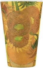 Ecoffee Cup 14oz (400ml) Van Gogh Reusable Coffee Cup – PLA Plant-Based Travel Mug with Silicone Lid, Melamine Free & Dishwasher Safe – Sunflowers - Image 2