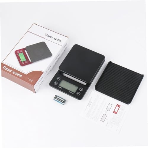 Coffee Scale 5kg ABS with Timing Function and LCD Display Black - Image 5