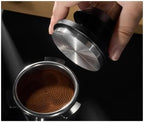 Espresso Coffee Tamper, Ergonomic Handle Self-leveling Tamper, Calibrated Tamper, Wooden Tamper Spring Loaded 51/54/58mm - Image 5