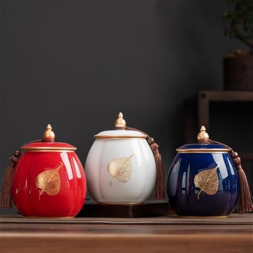 Ceramic Tea Canister with Sealed Lid for Loose Leaf Storage - Image 5