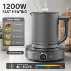 Pure Titanium Electric Kettle 1.5L,Health Tea Pot with Temperature Control - Image 2