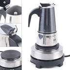 Moka Pot Stainless Coffee Pot Stovetop Espresso Maker Percolator Italian Coffee - Image 5
