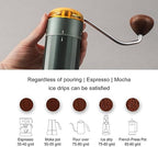 Manual Coffee Grinder, Z5 Hand Coffee Grinder with 25g Capacity External Adjustable Knob, Manual and Electric Dual Mode grinder, Espresso, Mocha, Pour-over, French Press Gray - Image 5