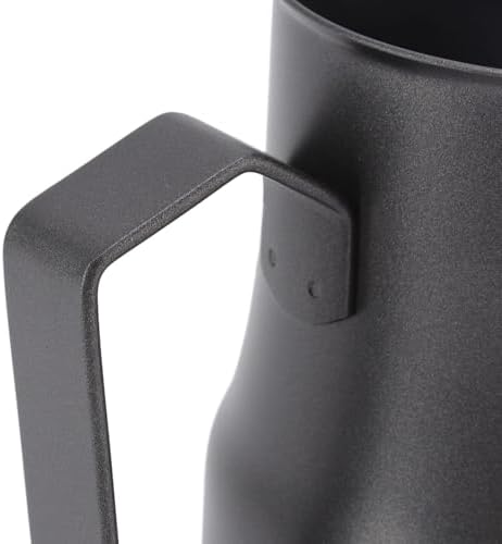 304 Stainless Steel Coffee Frothing Pitcher, 350ml Milk Steaming Jug Cup with Ergonomic Handle and Eagle Beak Spout - Image 6