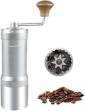 Manual Coffee Grinder,Multiple Grinding Settings,Espresso Grinder With Sharp Hexagonal Mill Core & Walnut Handle,Portable Mini Coffee Grinder for Office Travel Camping by NewLuckProfessional%EF%BC%81