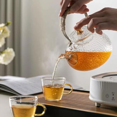 Removable Electric Ceramic Stove teapot Transparent Glass Tea Brewer with Infuser Large Capacity Tea Making Container Tea Kettle Cleanable - Image 5