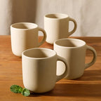 Bloomhouse - Two Time Oprah's Favorite Things Winner - Corsica Clay 4-Piece Mug Set – Cappuccino Cream Stoneware Coffee & Tea Cups, Durable Ceramic Drinkware - Image 5