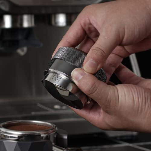 Espresso Tool Set | 54mm Espresso Tamper with Spiral Pattern Base | Espresso Distributor with Adjustable Height | Fit 54mm Espresso bottomless and Double Spout Portafilters - Image 5