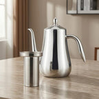 Gralara Gooseneck Tea Kettle with Lid Controlled Stream Stainless Steel Pour Over Coffee Teapot with Strainer Rust-Resistant for Kitchen, 1550ml - Image 7