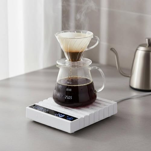 Scale Kitchen Compact Build with LED Screen and Built in Timer Suitable for Home Office Coffee Corner Traveling, Black - Image 6