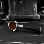 54mm Espresso Portafilter and Basket Set | Bottomless Coffee Portafilter | 54mm Espresso Distributor | Fit Breville & Sage Barista Espresso Basket | Coffee Accessories - Image 6