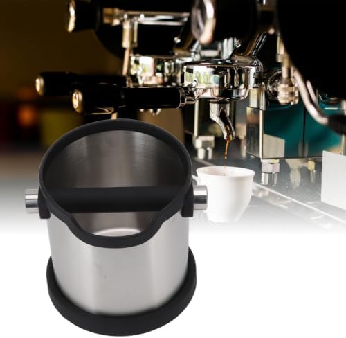 Stainless Steel Coffee Knock Box 1800ML Capacity Non-Slip Base Coffee Grounds Bucket Container for Coffee Shops Bars Kitchens - Image 3