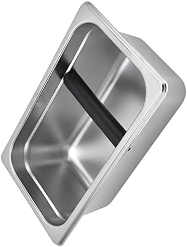 Large Coffee Knock Box, Stainless Steel Coffee Grounds Container, Durable Bucket with Smooth Polished Corners, Waste Bin for Espresso Machine, Perfect for Home Kitchen Use - Image 6
