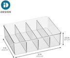 iDesign 4-Section Storage Bin, Clear - Image 3