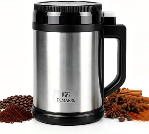 Electric Coffee Grinder, Durable Stainless-Steel Spice Grinder by Unknown