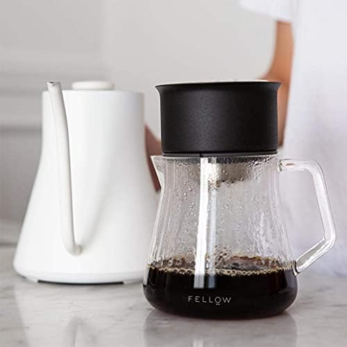 Fellow Hand-Blown Glass Coffee Carafe, 16.9 oz Pour Over Server - Image 5