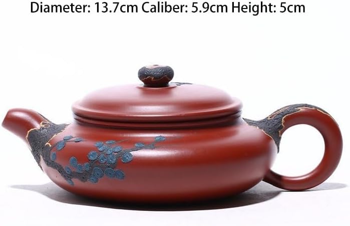 Tea Pots For Loose Tea Purple Clay Teapot Household Kung Fu Tea Set Tea Room Living Room Teapot Conference Room Office Tea Set Tea Infuser Pot - Image 2