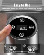 SHARDOR 20 Bar Espresso Machine, Touchscreen Expresso Coffee Machines with Steam Milk Frother for Home, Espresso Coffee Maker for Cappuccino, Latte, 40oz Removable Water Tank, Silver & Black - Image 4
