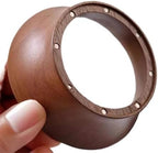 Compatible For De'Longhi E61 Portafilter 58mm Dosing Ring Funnel Walnut Espresso Accessory - Image 5