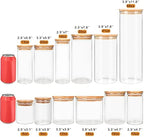 DHSBTLS 9 Pack 12 oz Glass Jars with Airtight Bamboo Lids for Kitchen - Image 5