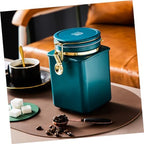 SHOWERORO Airtight Coffee Bean Storage Canister Sealed Food Storage Container for Coffee Beans Grounds and Tea Design with Secure Lid for Freshness - Image 4
