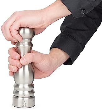 Peugeot Paris Chef Salt Mill, u'Select, 9 in, Stainless Steel - Image 3