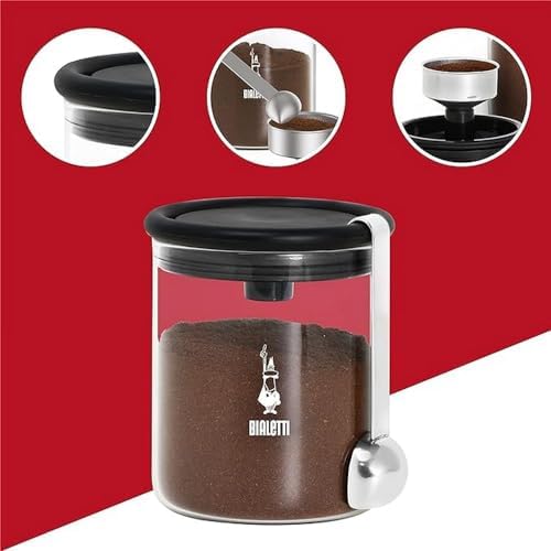 Bialetti - New Venus Induction, Stovetop Coffee Maker, Suitable for all Types of Hobs & Smart Coffee Jar: Made in Glass to Preserve the Aroma of the Coffee - 250g - Image 6