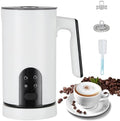 Electric Milk Frother, Automatic Hot & Cold Milk Foamer with 350ml Large Capacity and Base Connector, 4 Modes To Switch Freely, 65℃ Constant Heating by Unknown